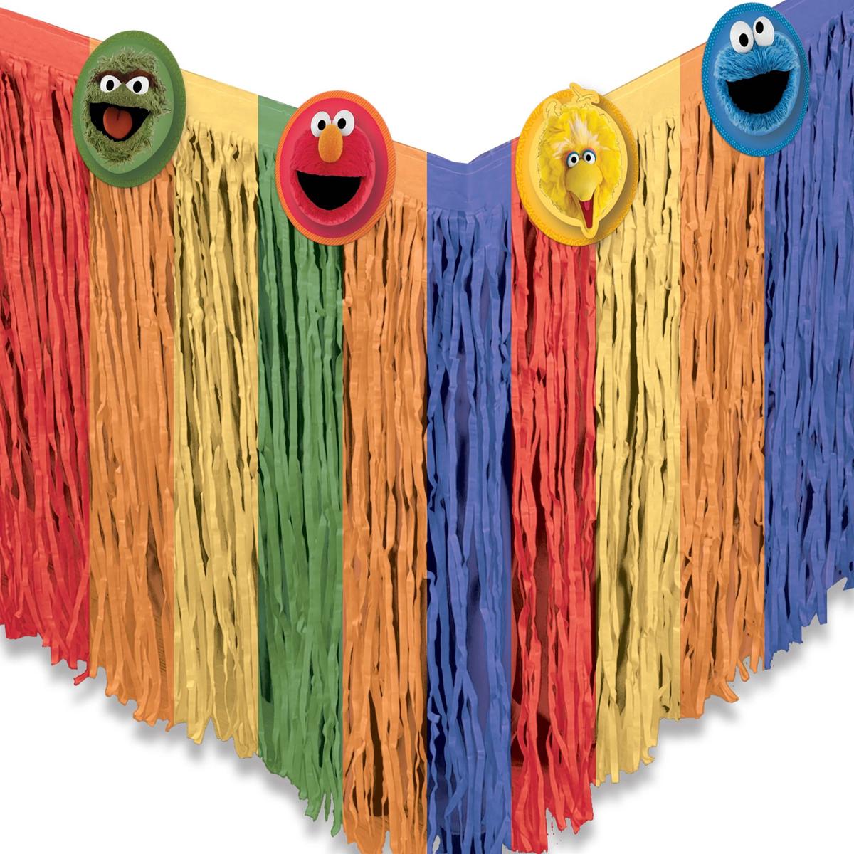 10′ Table Skirt – Everyday Sesame Street – Amscan