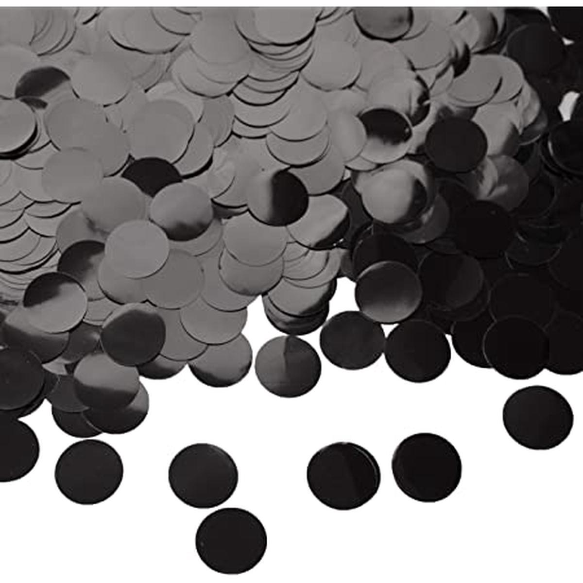 5/8″ Black Foil Confetti 1oz.