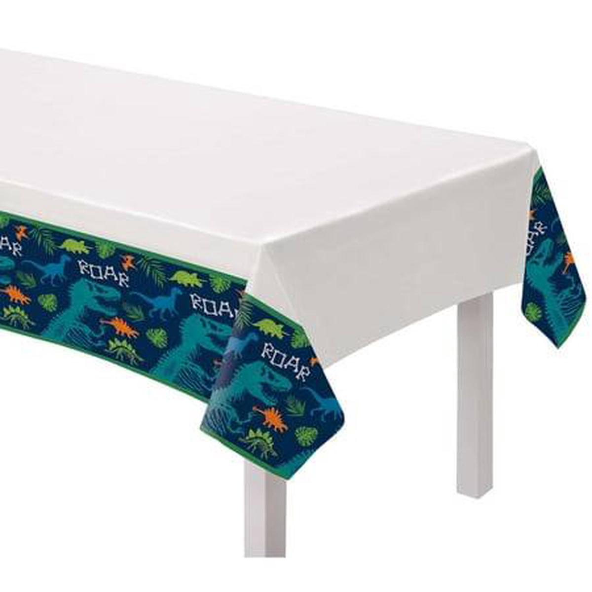 84″ Table Cover – Dino-Mite Birthday – Amscan