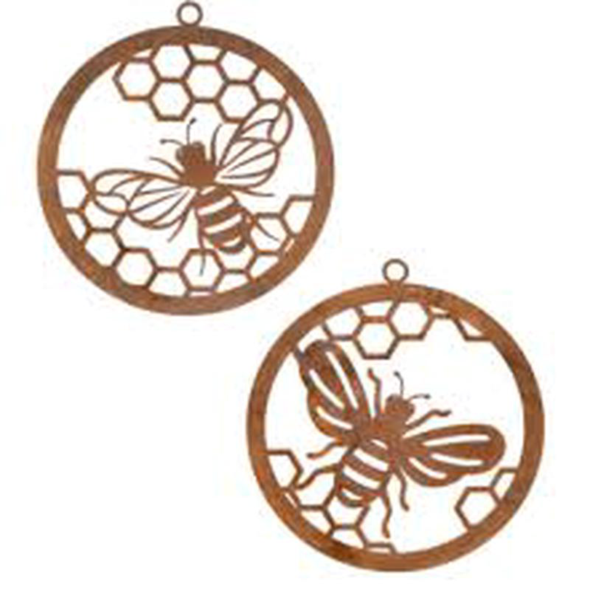 BEE DBL RING CORTEN ASST
