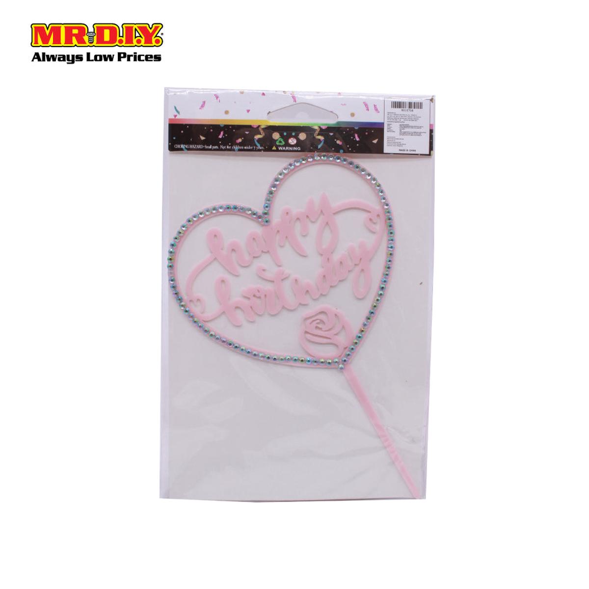 Birthday Insert Card Black