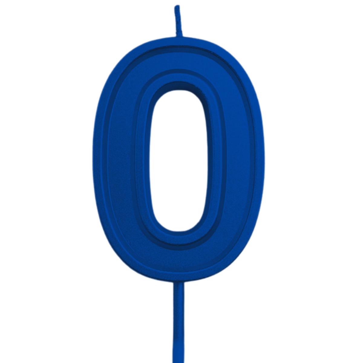 Blue Number Candles  Available in All Digits for Birthdays & Celebrations