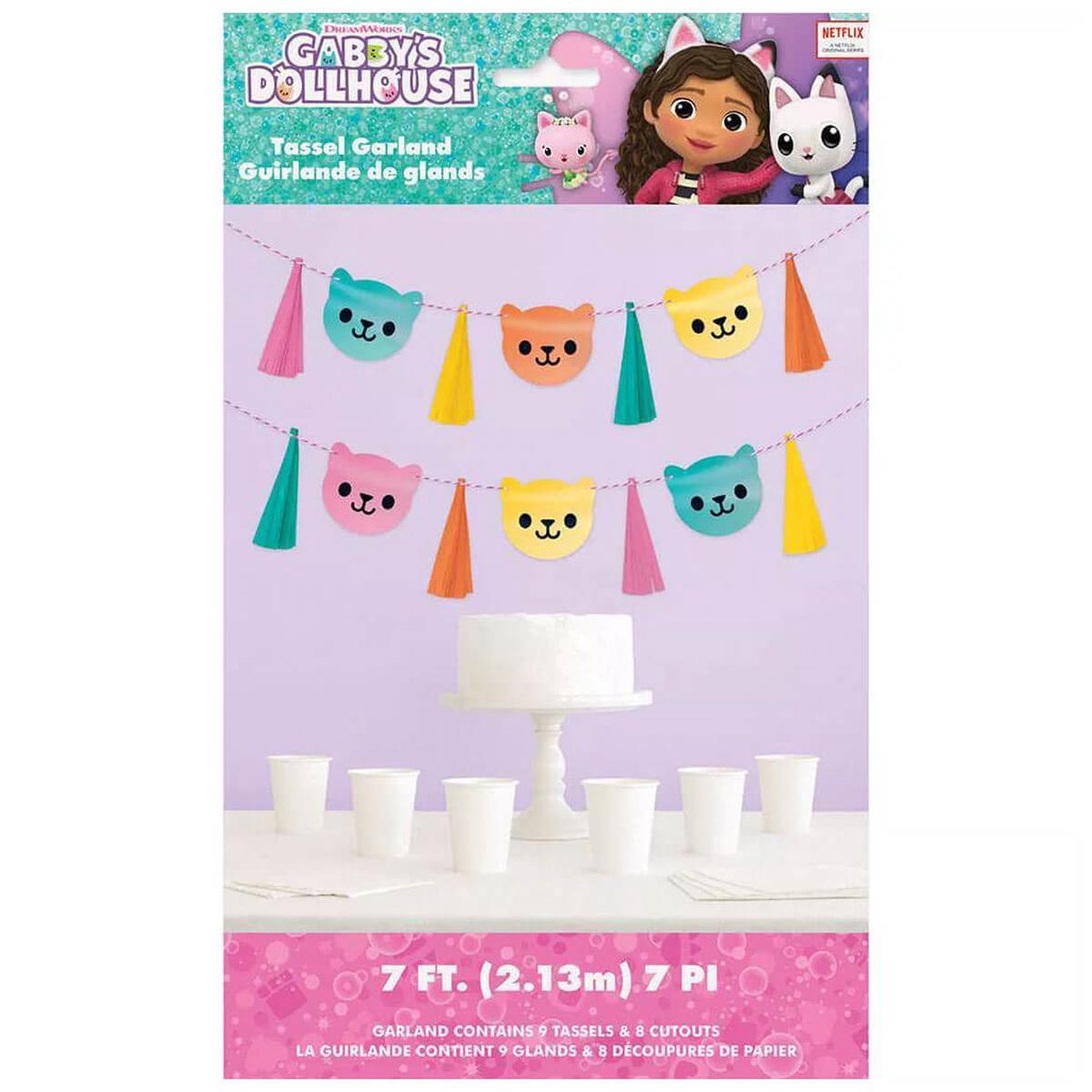 Gabbys Dollhouse Fringe Garland Banner 7ft