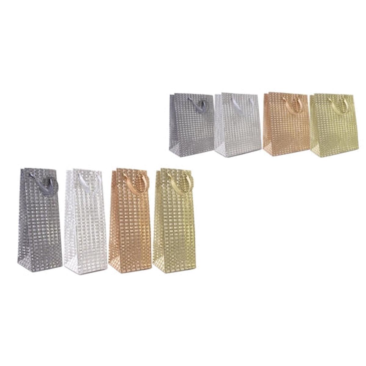 Glitter Gift Bags – Assorted Colors