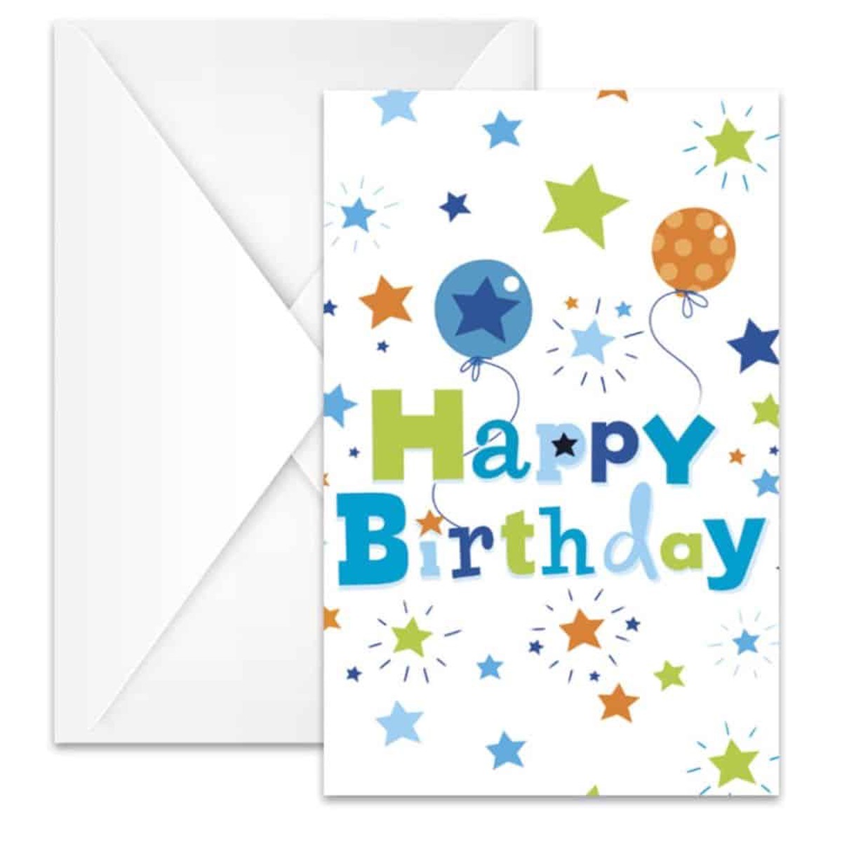 Happy Birthday Explosion Party Invitation Cards
