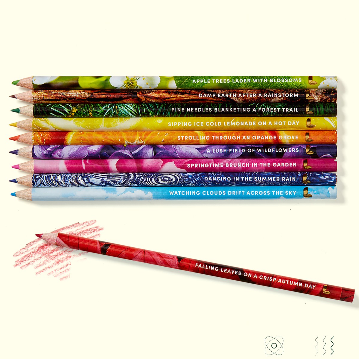 Lifelines Rub Sniff Scented Colored Pencils – 10-pack