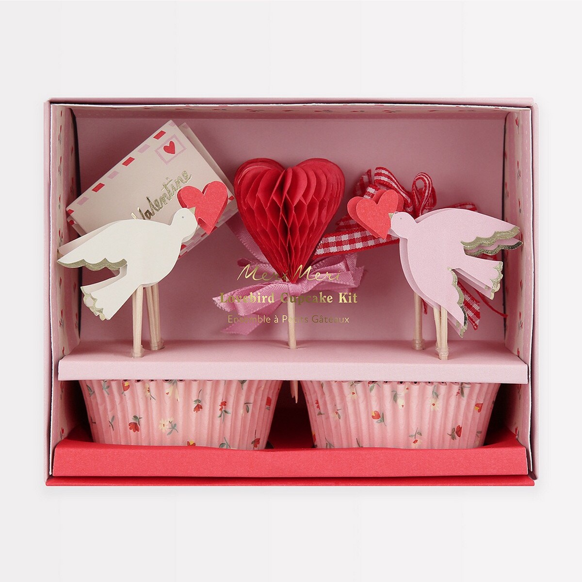 Lovebird Cupcake Kit (x24 toppers)