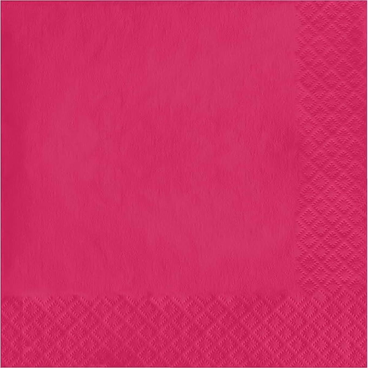 Magenta Beverage Napkin | 50ct