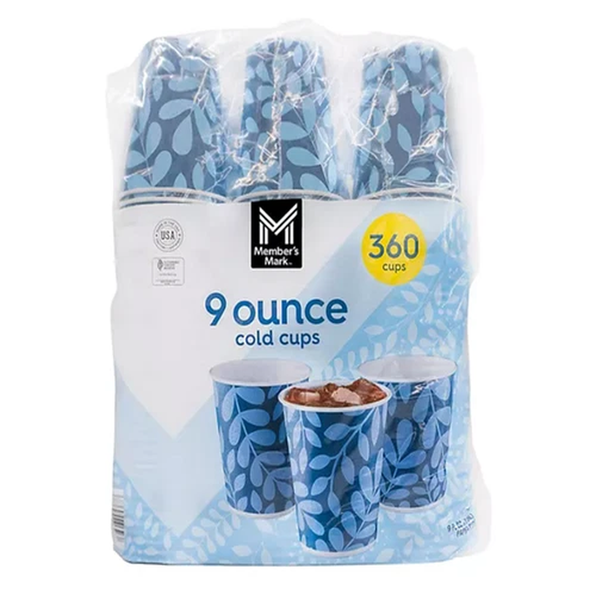 Member’s Mark Printed Paper Bath Cold Cup 9 oz., 360 ct. FREE shipping