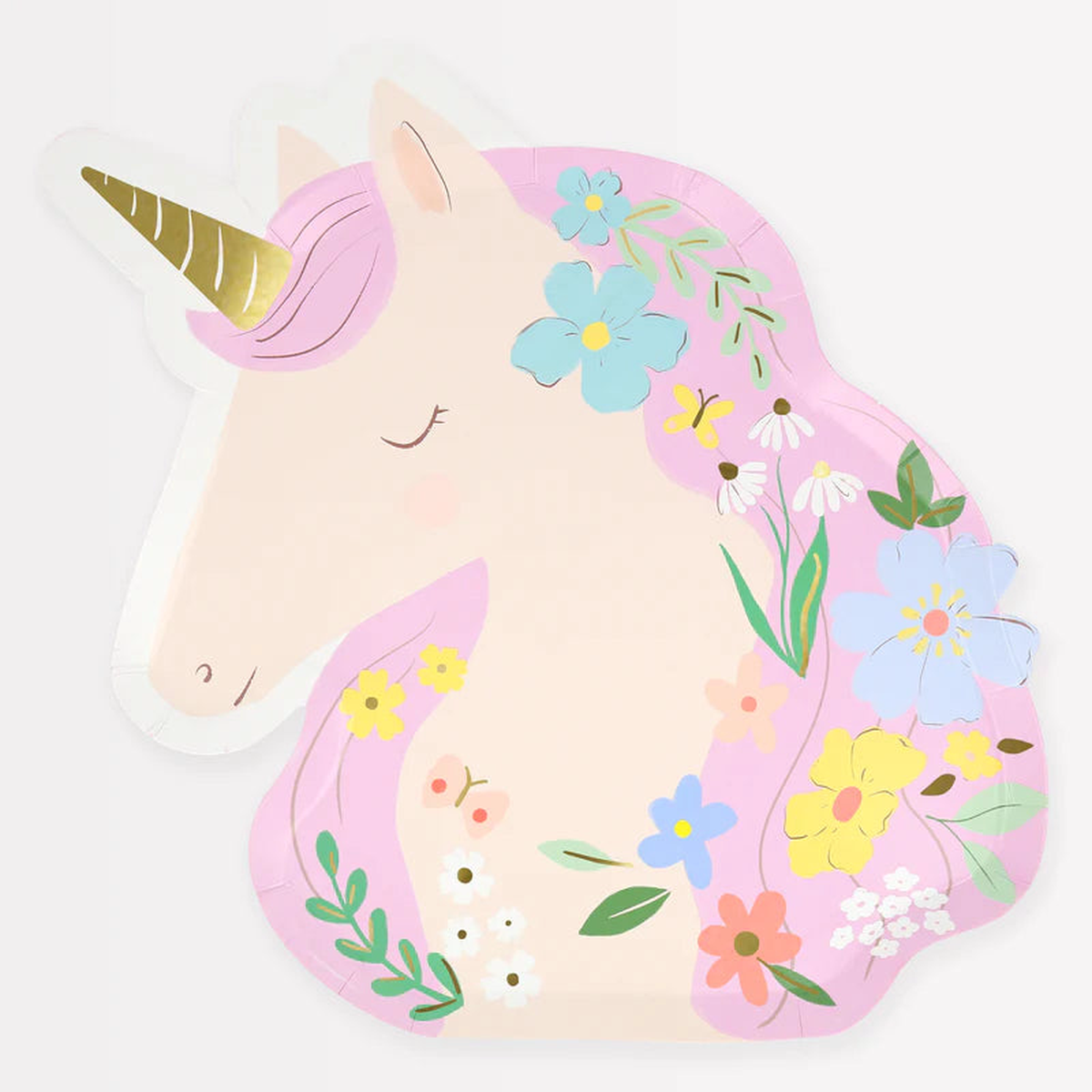 MM:  Meadow Unicorns Shaped Plates