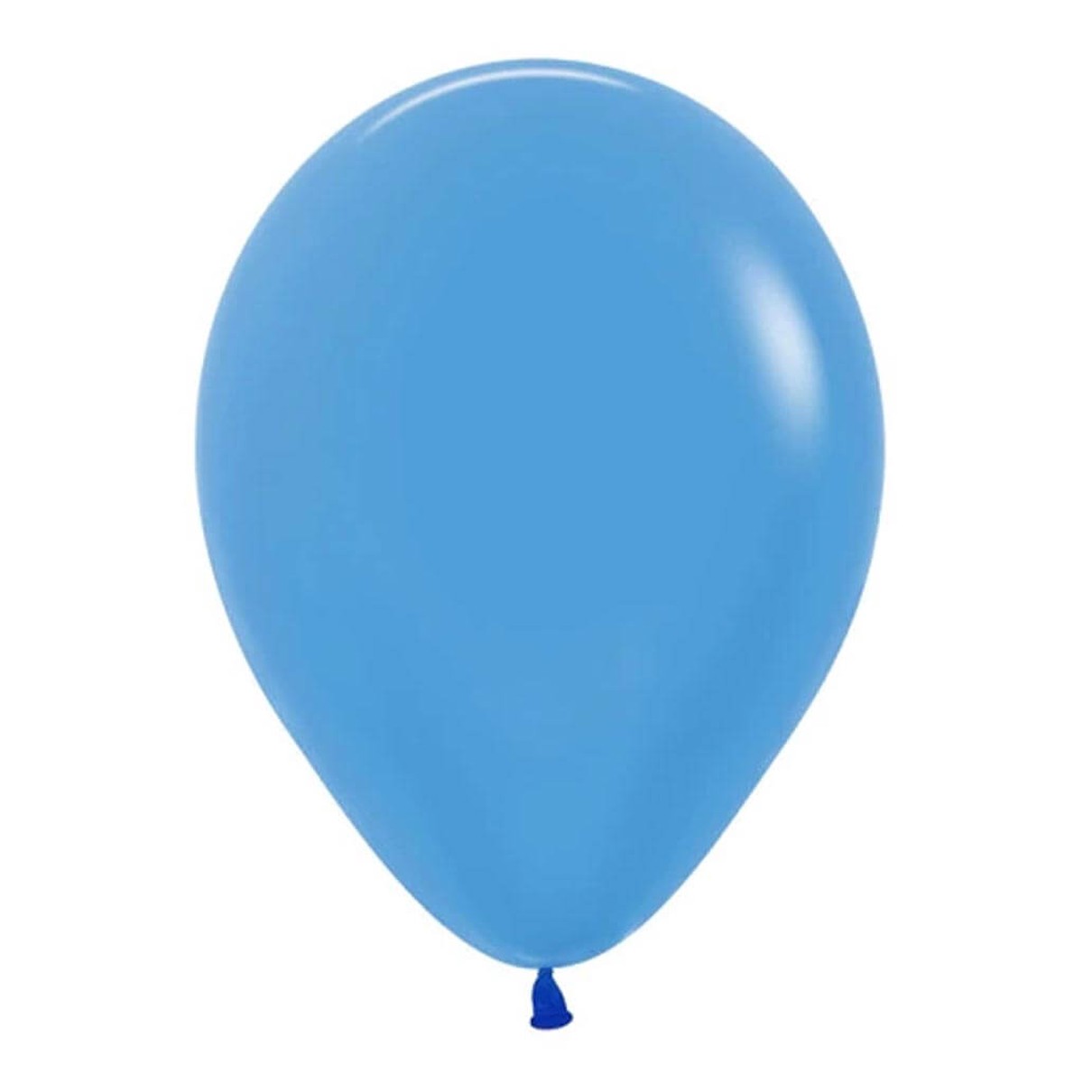 Neon Blue Latex Balloon 11in