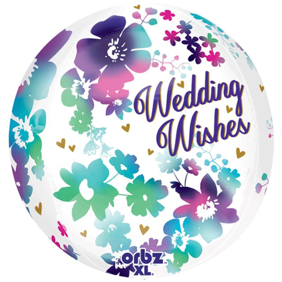 Wedding Wishes Balloon foil 8211 16