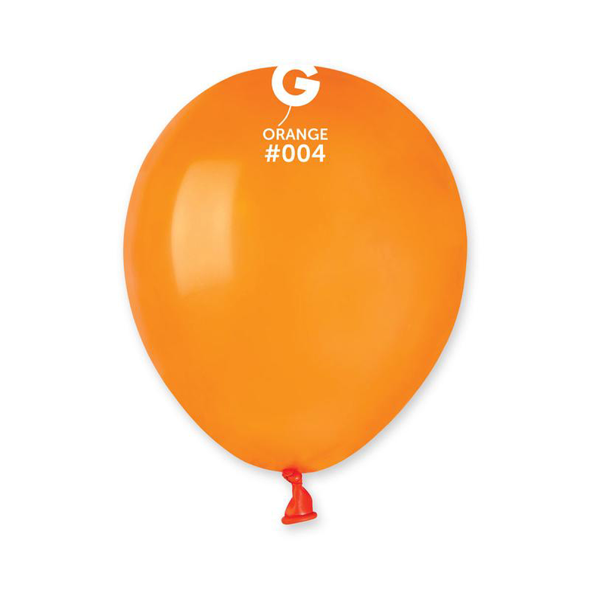 58243 Gemar Latex Balloons (Bag of 100) Standard Orange