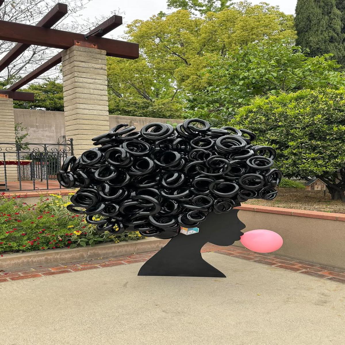 Customize Hair Designed Balloons Black 260q with Customize Board – Perfect for special occasion