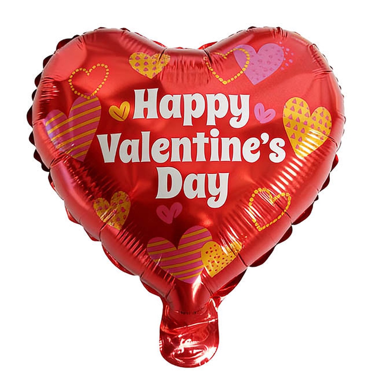 Foil Balloon 9″ (22.5cmD) Happy Valentines’s Day Heart Red