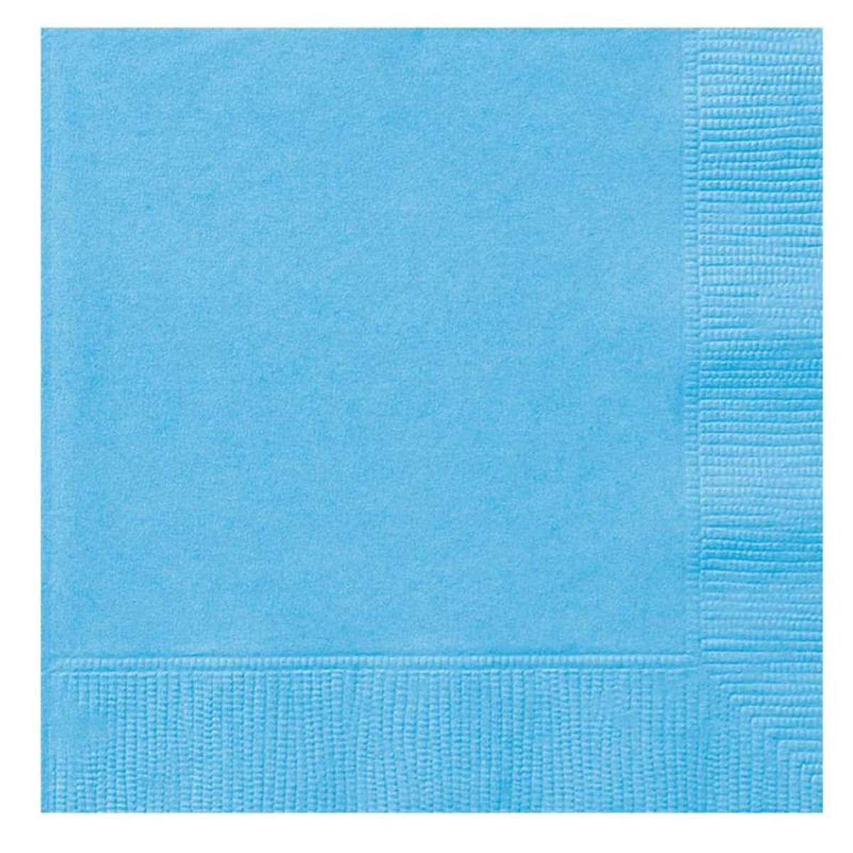 Powder Blue Beverage Napkins 40 ct