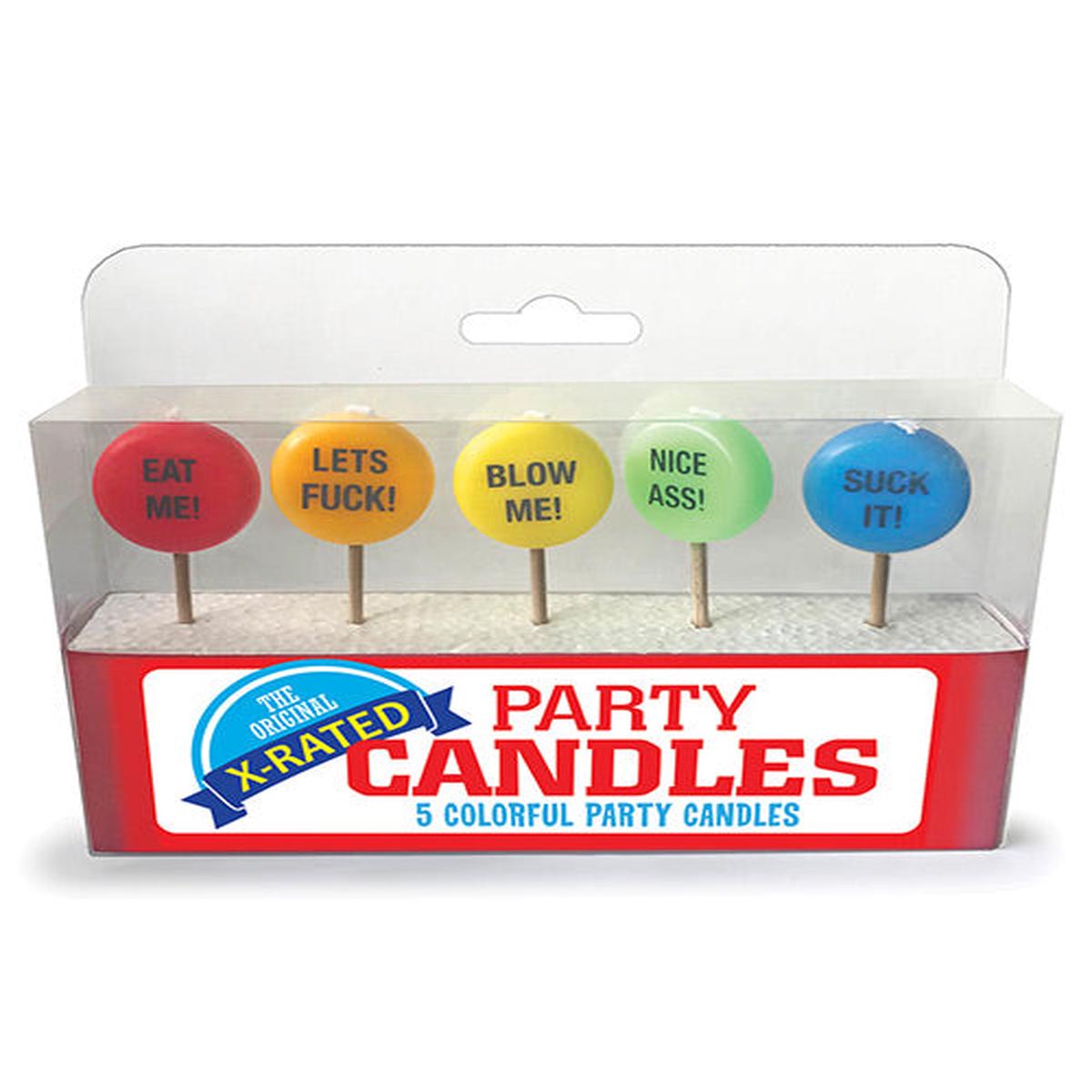 X-rated Party Candles – Set Of 5