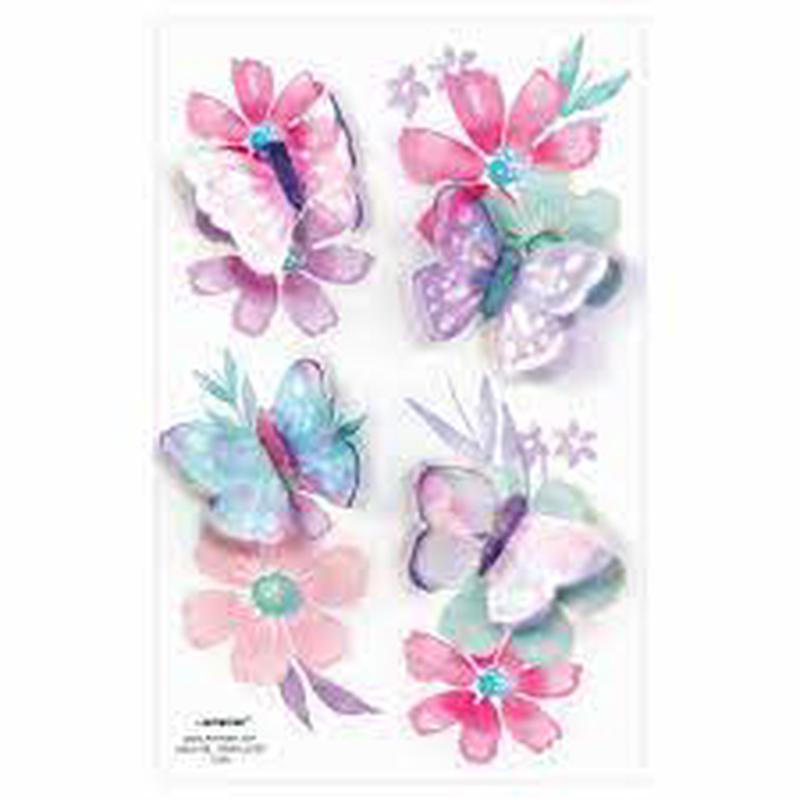 3D Tattoos – Flutter (4ct) – Amscan