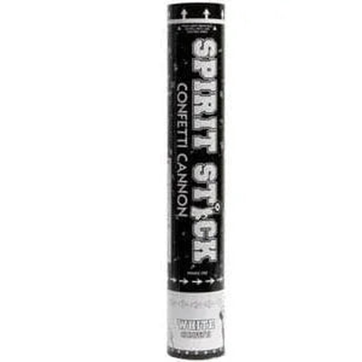 Confetti Spirit Stick Cannon White 12″ | 1ct