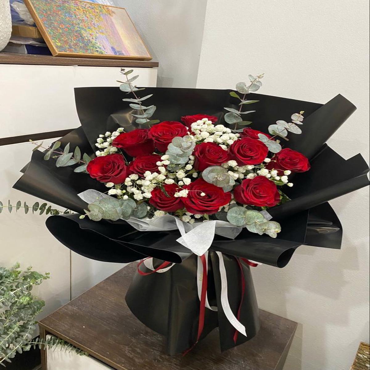 Red Roses – Floral Fresh Bouquet