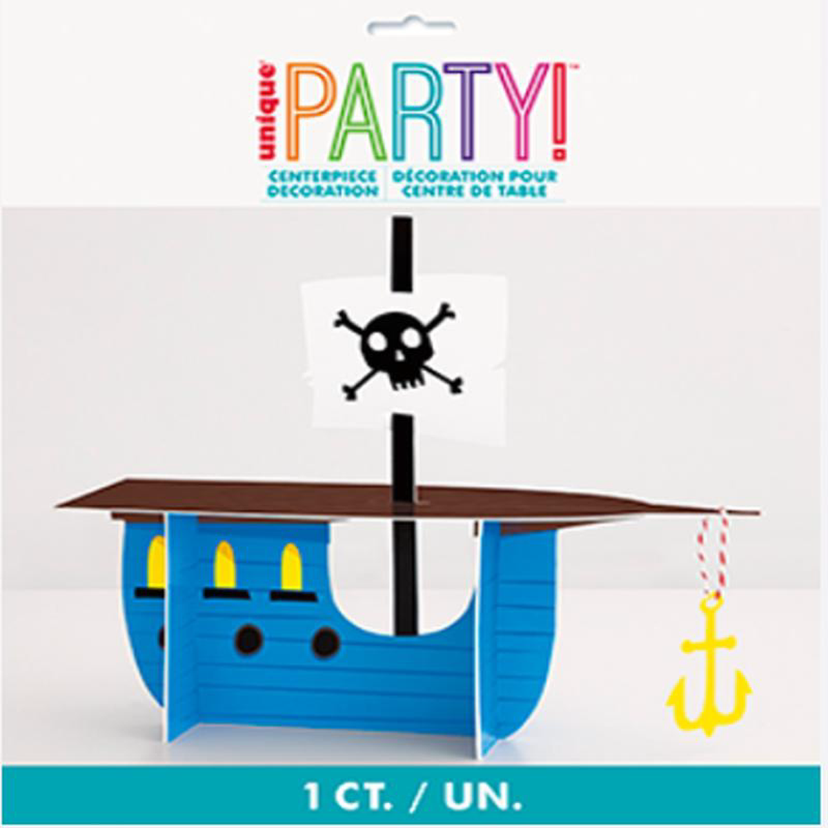 AHOY PIRATE SHIP CENTERPIECE