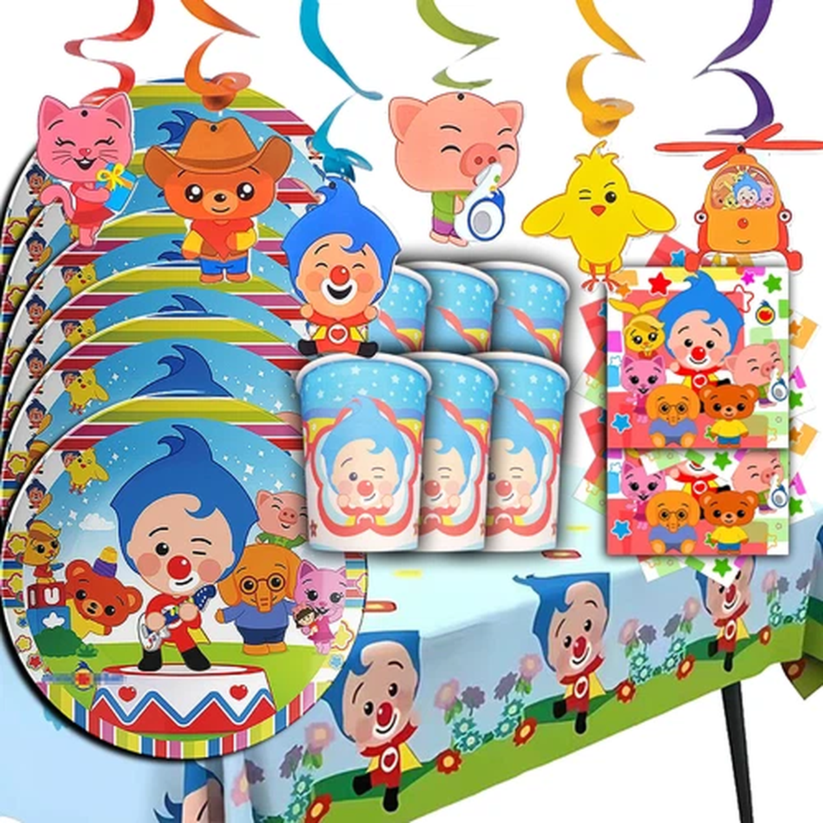 PLIM PLIM plate birthday party supplies favor centerpiece decoration event theme