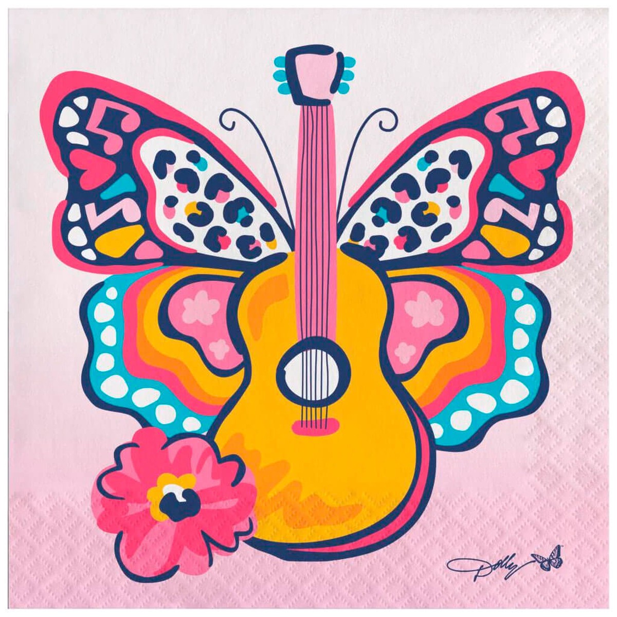 Therell Always be Music Lunch Napkin 16ct 2Ply