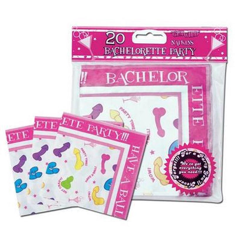 Get Wild Bachelorette Party Napkin – 20 Count