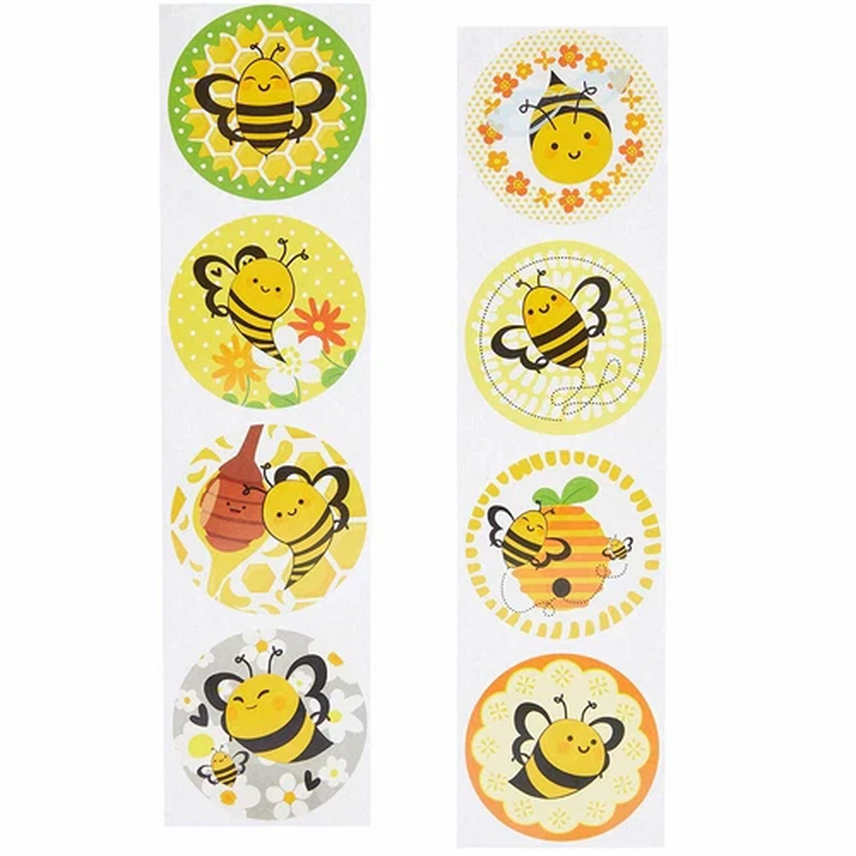25 Bumblebee Bee Stickers Party Favors Teacher Supply envelope spring wedding