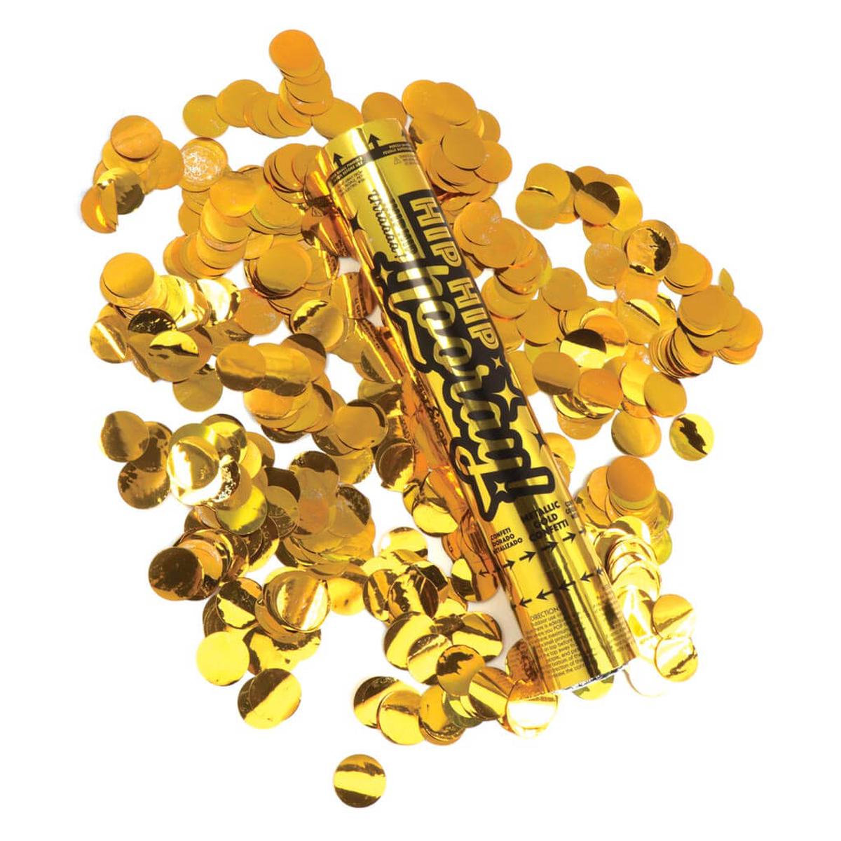 Celebration Cannon Gold Confetti 12in