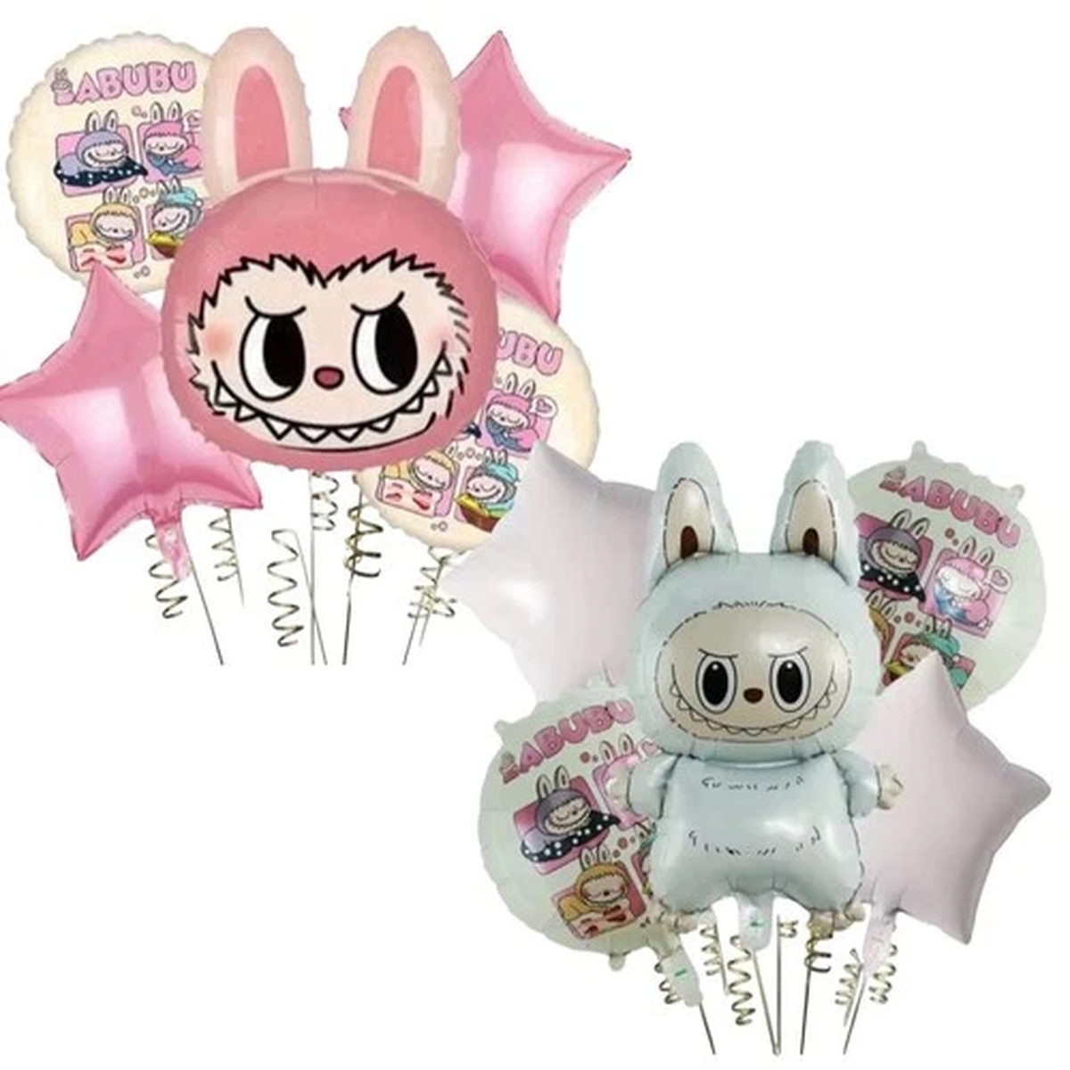 happy birthday balloons set/2 Set / 10 Pcs