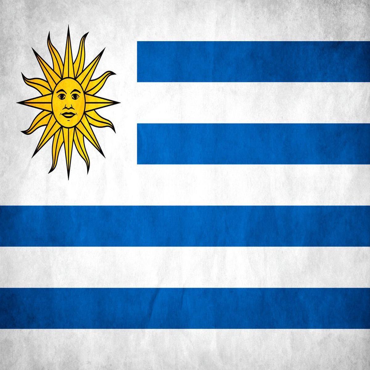 Uruguay Flag with Stick | 4″ x 6″