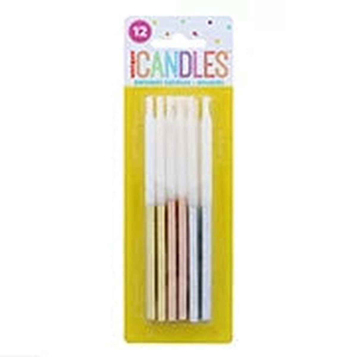 Bday Candles Metallic
