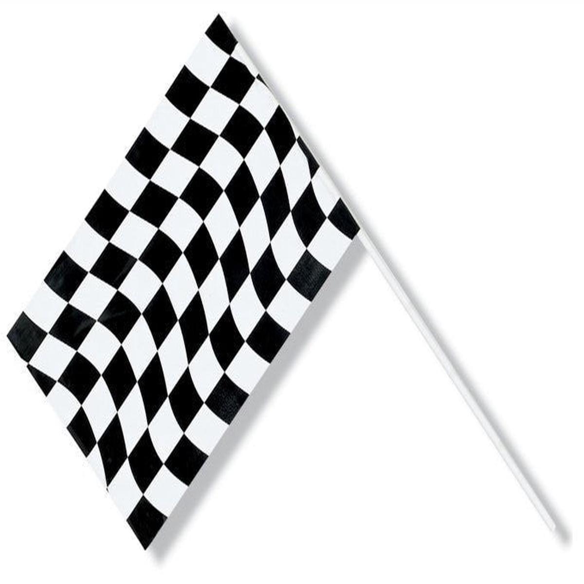 Checkered Flag, Plastic 6″x9″ | 1 ct
