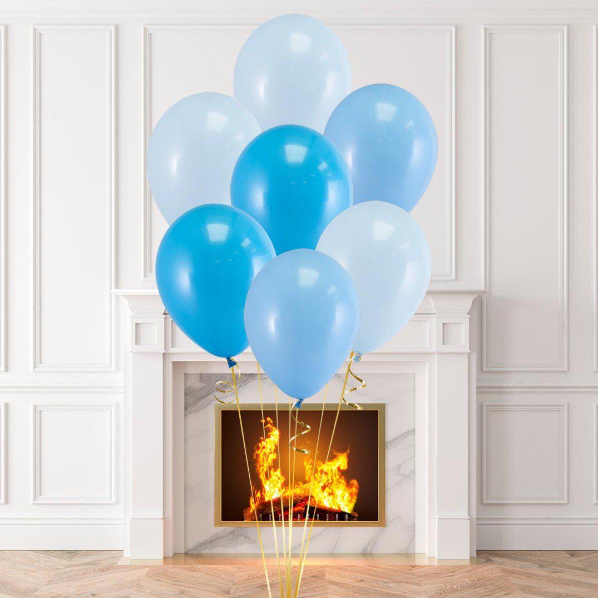 Blue Latex Helium Balloon Bunch – Perfect for any special occasions!