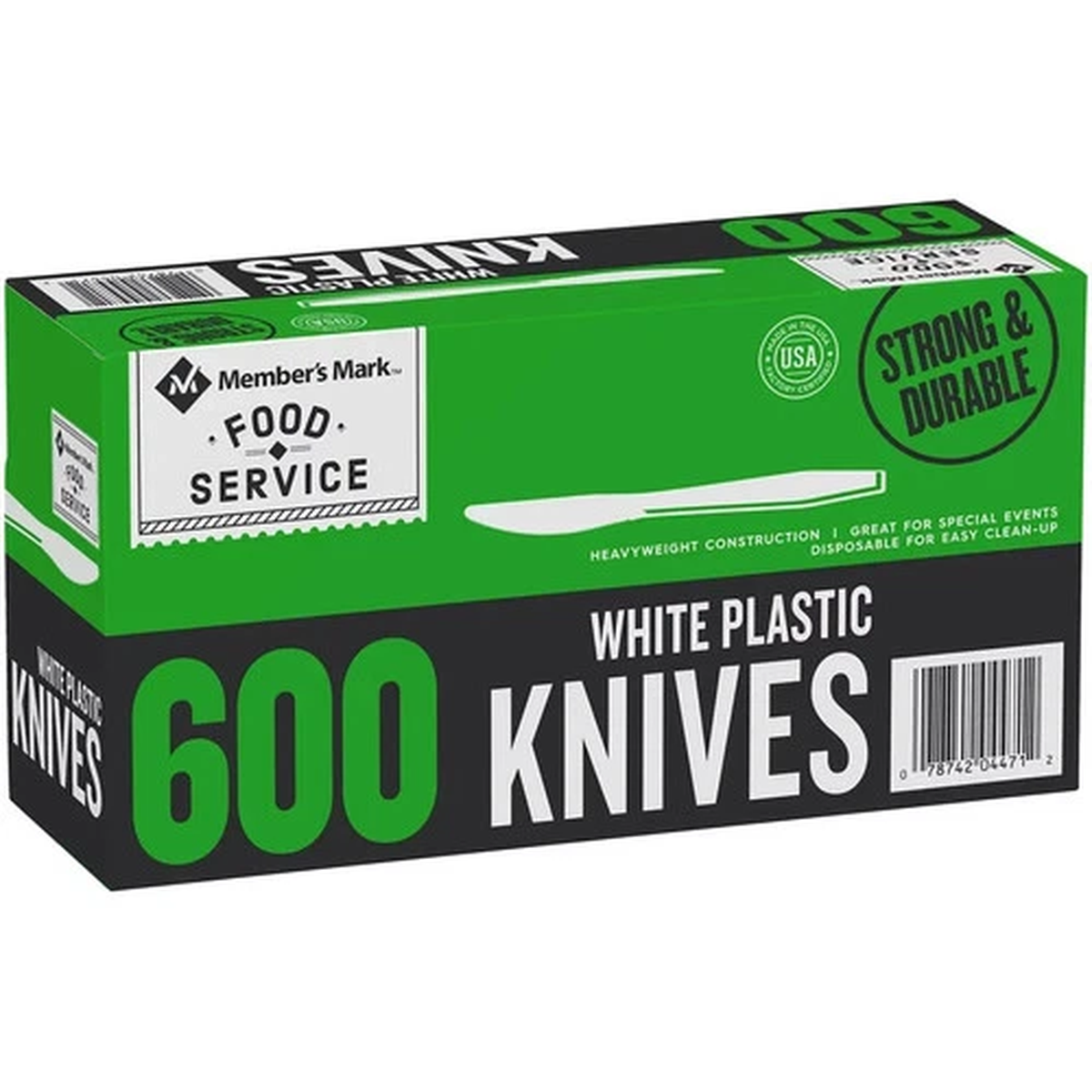 Member’s Mark White Plastic Knives, Heavyweight (600 ct.) Great Price