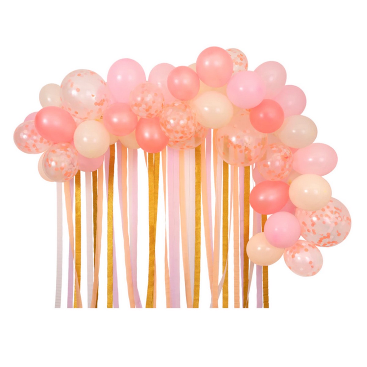 Pink Balloon Streamer Garland (50 balloons)