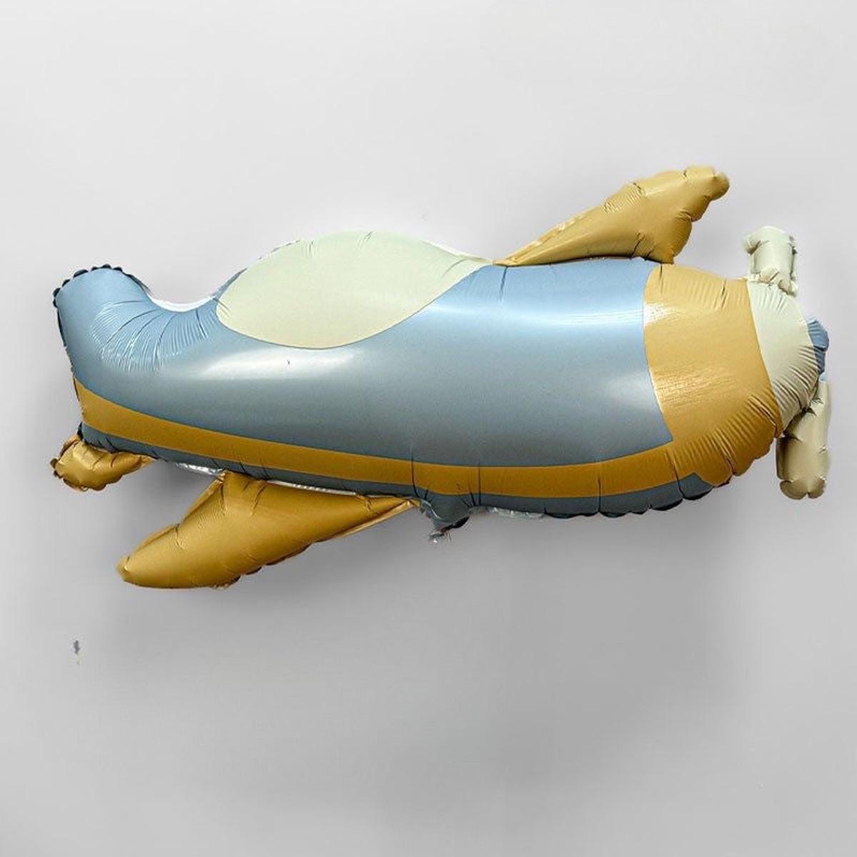 Matte Airplane Aircraft Plane Helium Foil Balloon – Perfect for any celebration!