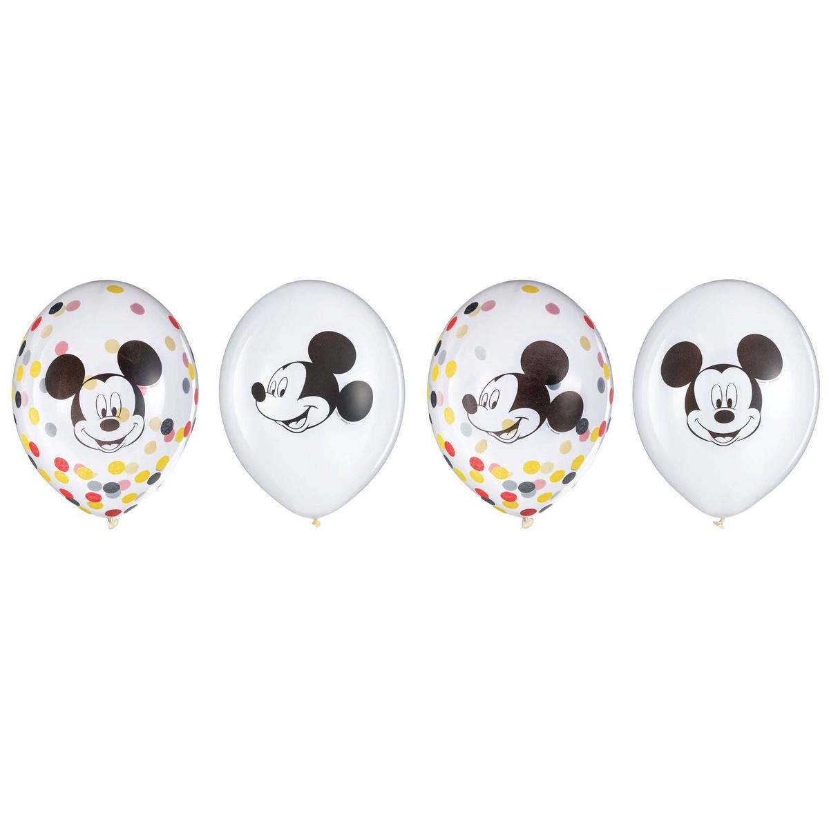 Mickey Mouse Forever Latex Confetti Balloons 3ct – Amscan