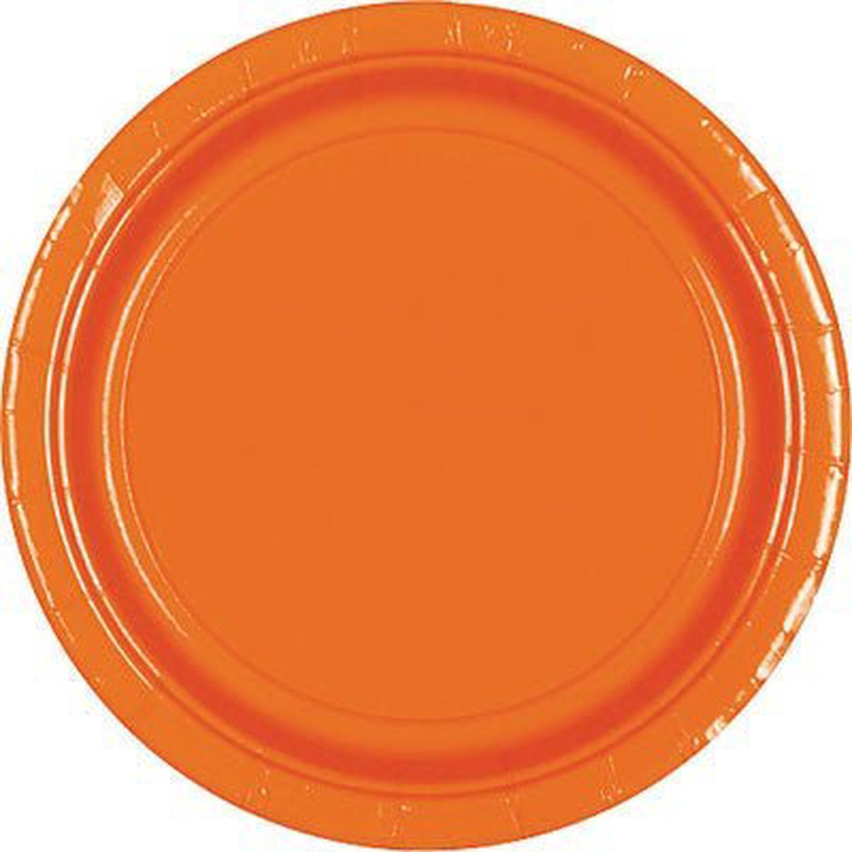 Orange Peel Dinner Paper Plates 10″ | 20ct