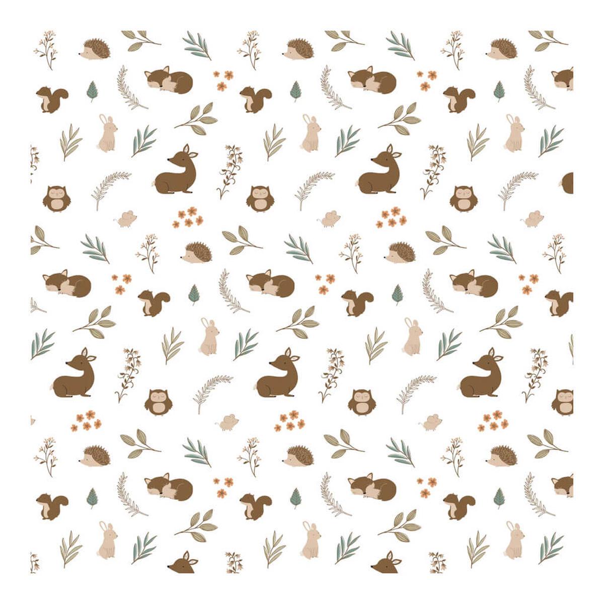 Woodland Gift Wrap Roll, 30in x 5ft
