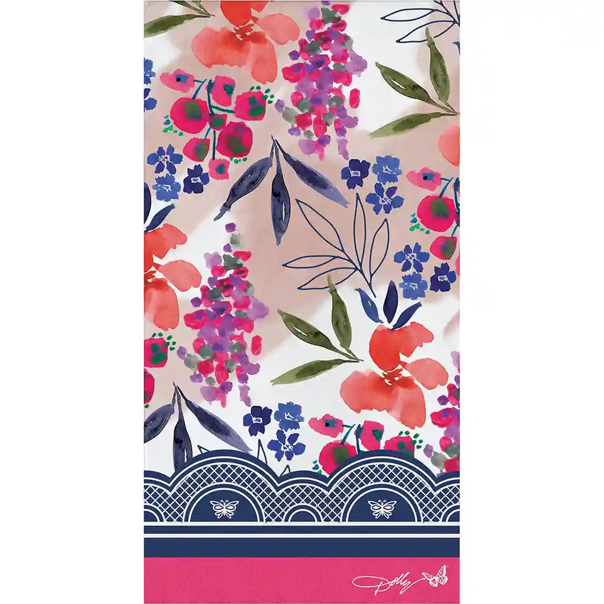 Celebrate Floral Guest Napkin 16ct 2Ply