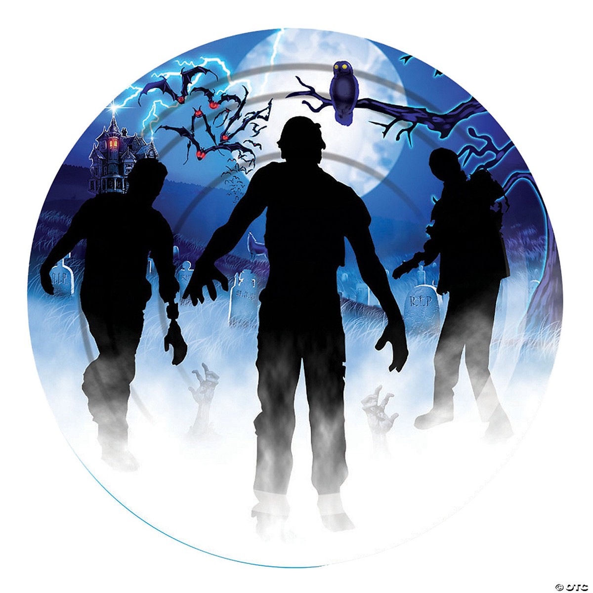 Zombie Party Paper Dessert Plates - 8 Ct