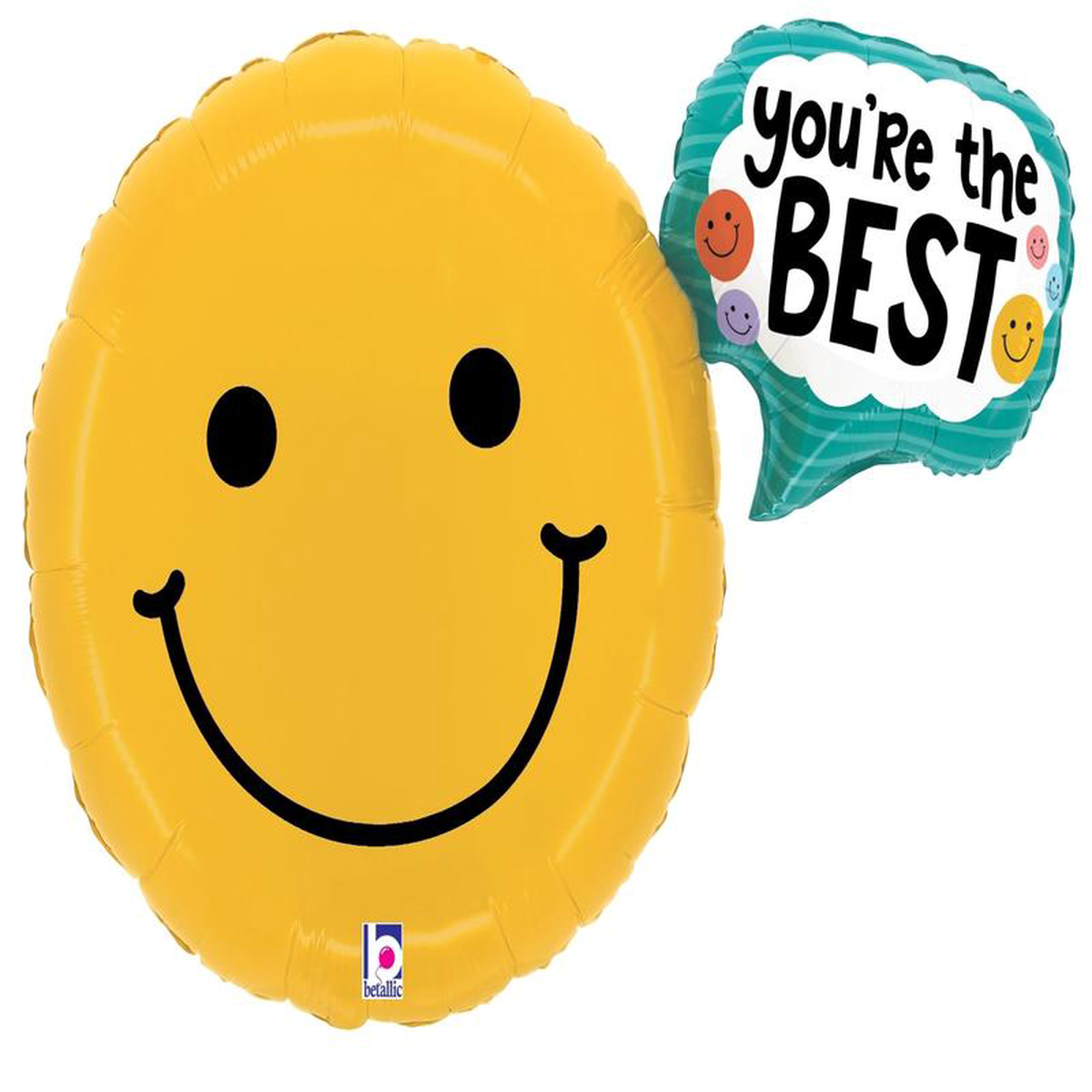 Betallic You8217re the Best Smiley 31 inch Foil Shape 1ct