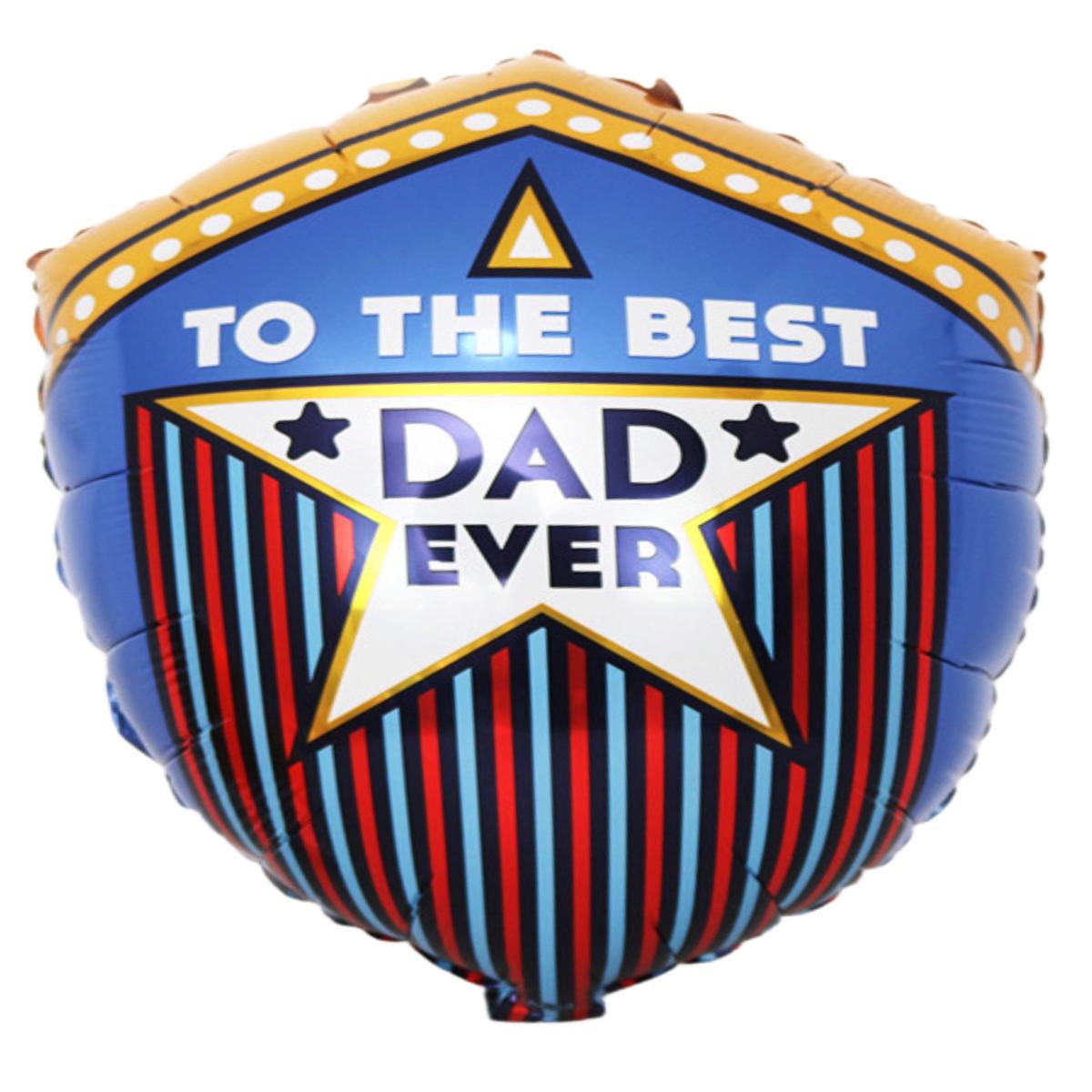Fathers Day To The Best Dad Ever Kids Helium Balloon