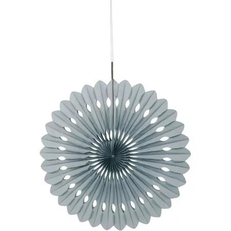Gray Hanging Fan Decoration 1ct – Amscan