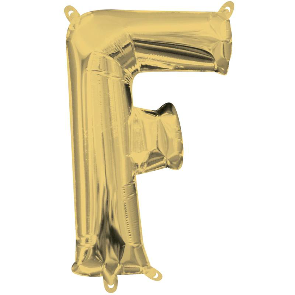 Letter 8220F8221 White Gold Air Filled