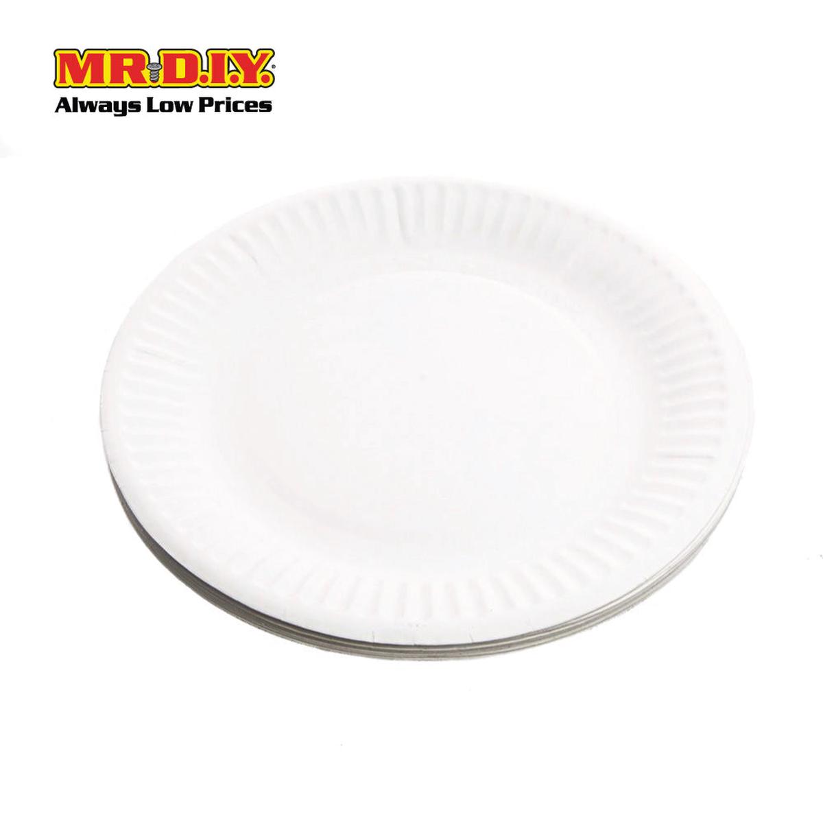 (MrDiy) Disposable Paper Plate 6Inch (20Pcs)