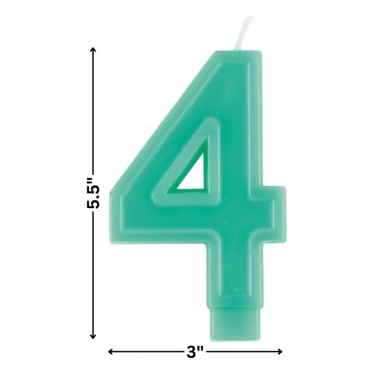 Numeral Bday Candle 4