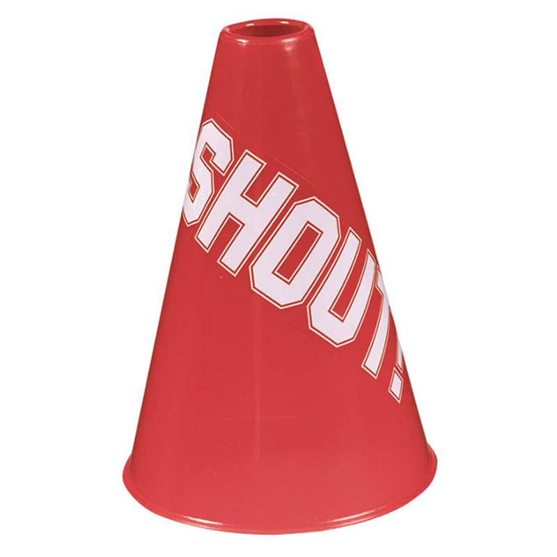 School Spirit Red Megaphone | 1ct